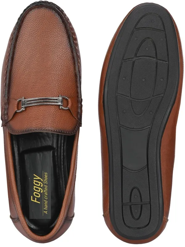 Tan_Synthetic_Leather_Loafers_For_Men