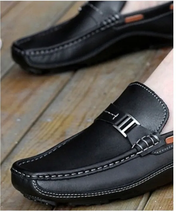 Black_Synthetic_Leather_Loafers_For_Men