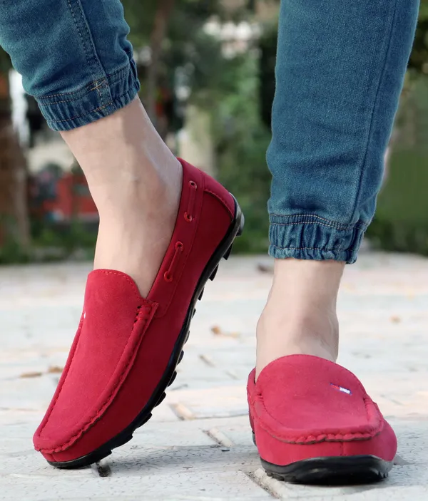 Red_Suede_Loafers_For_Men