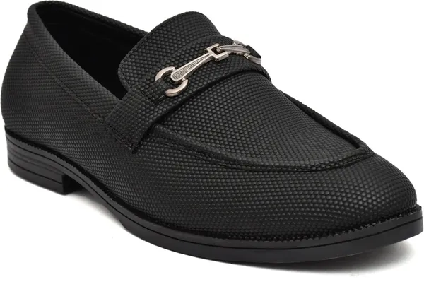 Black_Synthetic_Leather_Loafers_For_Men