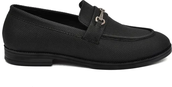 Black_Synthetic_Leather_Loafers_For_Men