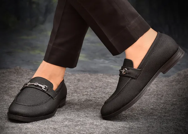 Black_Synthetic_Leather_Loafers_For_Men