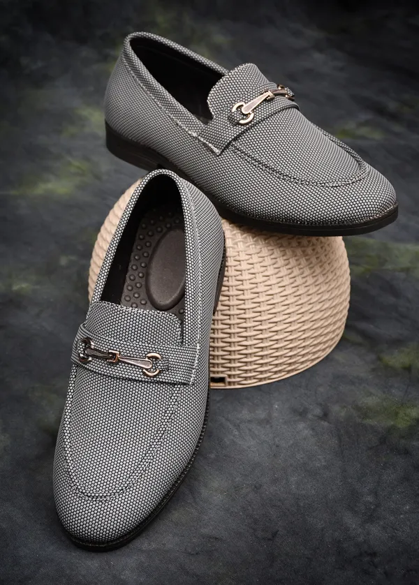 Grey_Synthetic_Leather_Loafers_For_Men