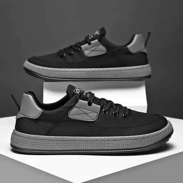 Black_Canvas_Shoes_For_Men