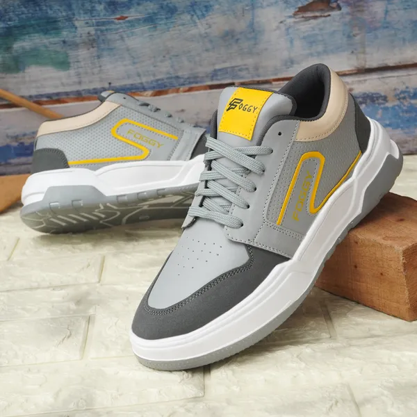 Grey_Korean_Style_Sneakers_for_Man