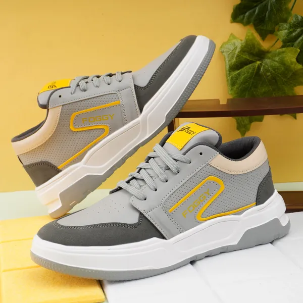 Grey_Korean_Style_Sneakers_for_Man
