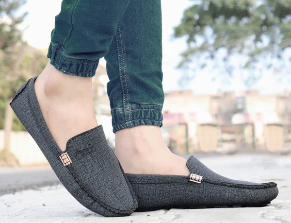 Navy_Synthetic_Leather_Loafers_For_Men