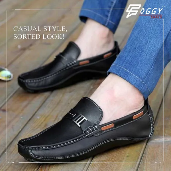 Black_Synthetic_Leather_Loafers_For_Men