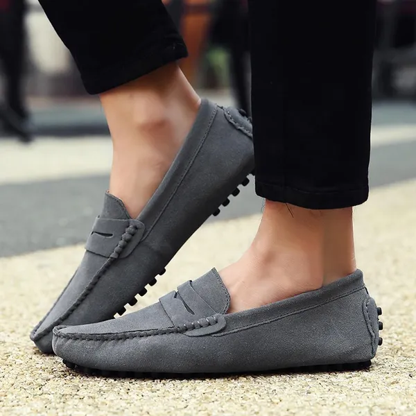 Grey_Suede_Driving_Shoes_For_Men