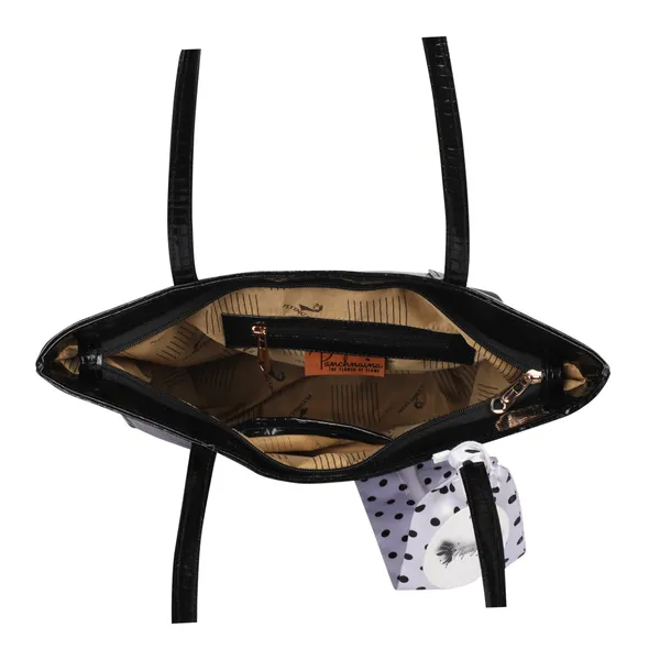 Black_Fashionable_&_Trendy_Croc_Handbag_For_Women