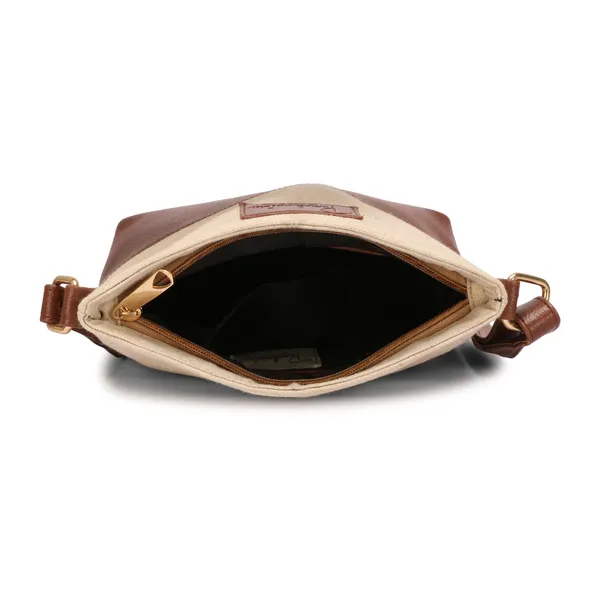 Brown_Cross_Body_Fancy_Canvas_Bag_With_Three_Zipper_Compartments