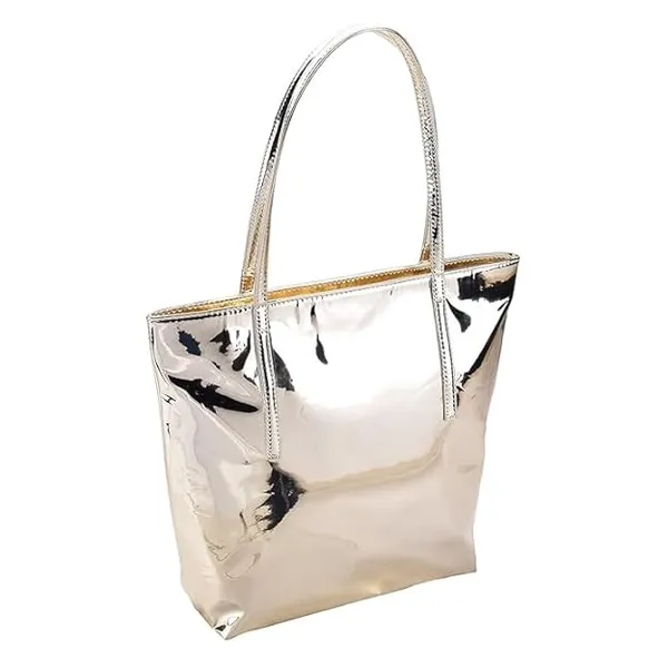 Gold_Mirror_Shine_Fancy_Tote_Bag