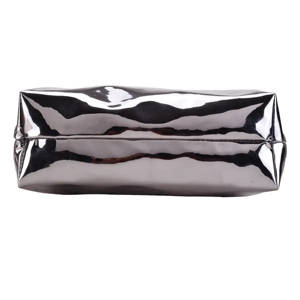 Gun_Metal_Mirror_Shine_Fancy_Tote_Bag
