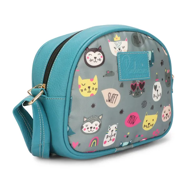 Multicolor_Cross_Body_Fancy_Canvas_Bag_With_Three_Zipper_Compartments
