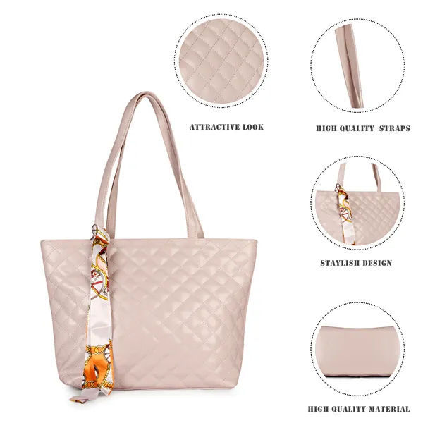 Nude_Pink_Quilted_Fancy_Tote_Bag_With_Trendy_Ribbon