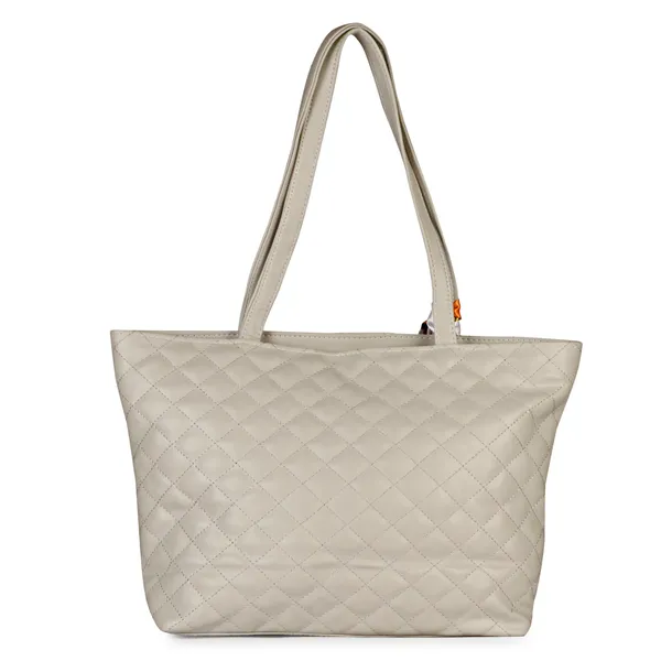 Clay_White_Quilted_Fancy_Tote_Bag_With_Trendy_Ribbon