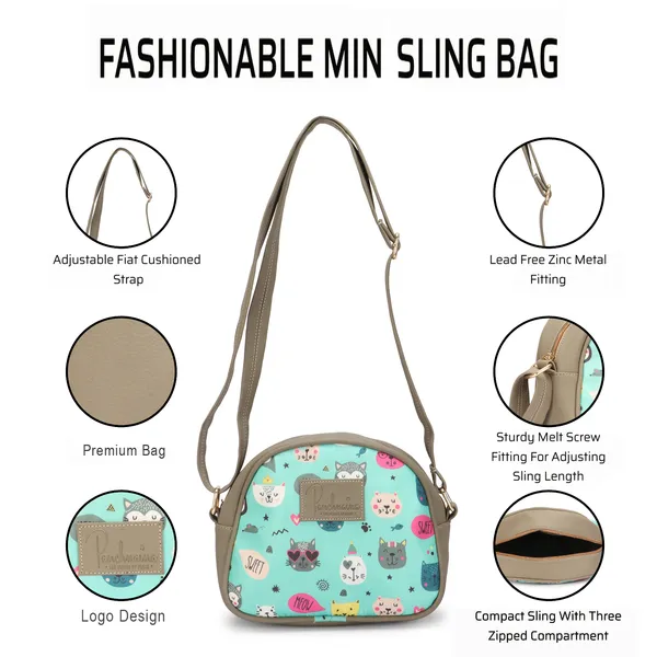 Teal_Fancy_Trendy_Cross_Body_Fancy_Canvas_Bag_With_Three_Zipper_Compartments