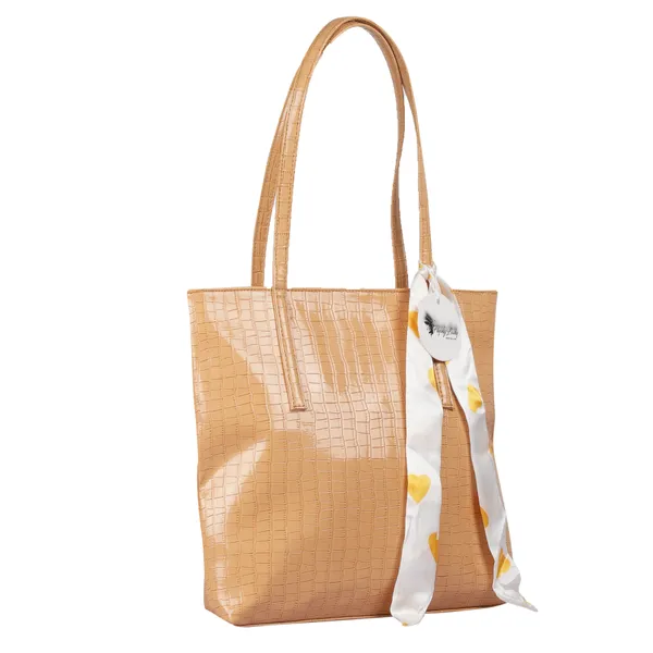 Yellow_Fashionable_&_Trendy_Croc_Handbag_For_Women