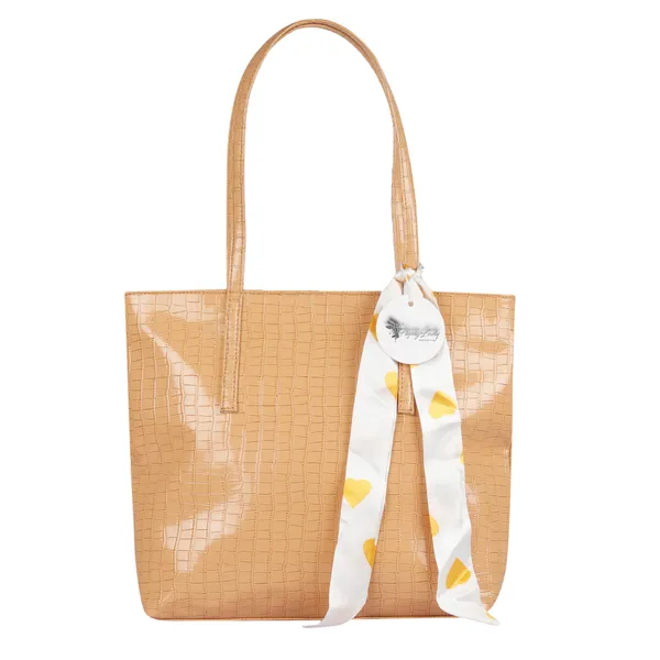 Yellow_Fashionable_&_Trendy_Croc_Handbag_For_Women
