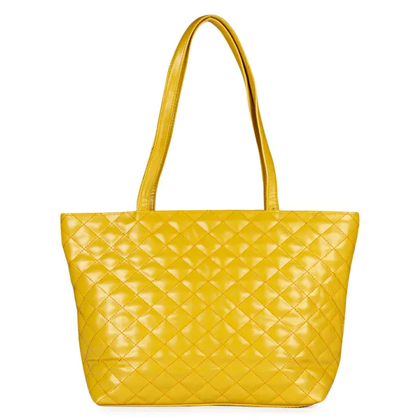 Yellow_Quilted_Fancy_Tote_Bag_With_Trendy_Ribbon