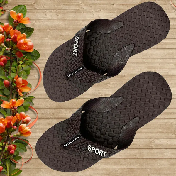 Yellow_&_Brown_Rubber_Premium_Slippers_For_Men_-_Pack_Of_2