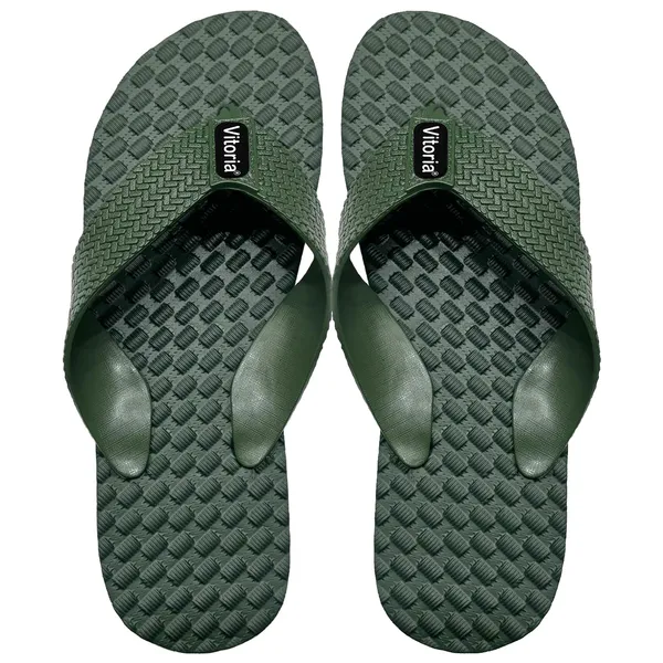 Red_&_Green_Rubber_Premium_Slippers_For_Men_-_Pack_Of_2