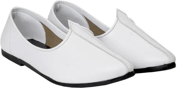 Black_&_Gold_&_White_&_Brown_PU_Premium_Jutis_Shoe_For_Men