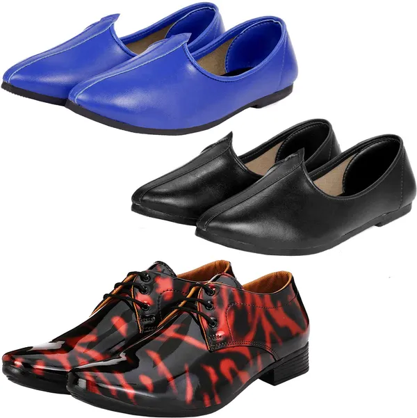 Black_&_Red_&_Blue_PU_Premium_Jutis_Shoe_For_Men