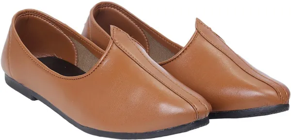 Tan_&_Brown_PU_Premium_Jutis_Shoe_For_Men