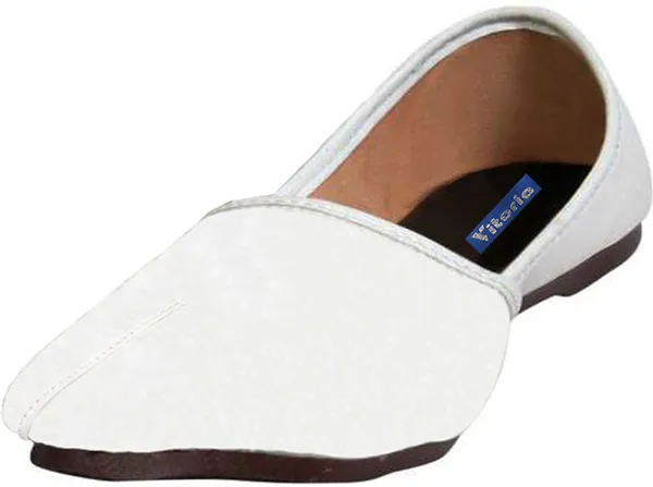 White_PU_Premium_Mojaris_Shoe_For_Men
