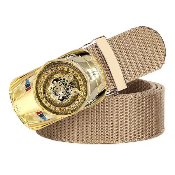 Cream_Premium_Mesh_Belt_For_Men