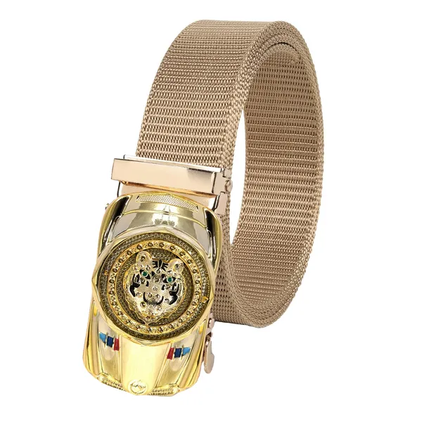 Cream_Premium_Mesh_Belt_For_Men