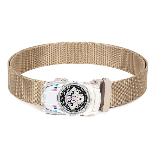 Cream_Premium_Mesh_Belt_For_Men