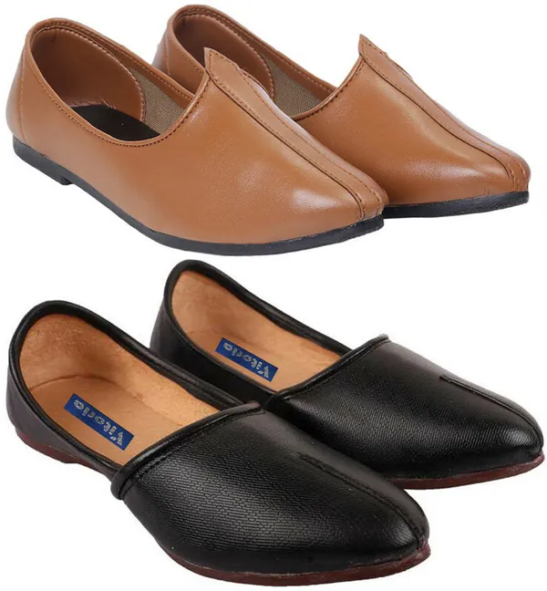 Black_&_Tan_PU_Premium_Jutis_Shoe_For_Men