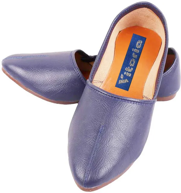 Blue_&_Tan_PU_Premium_Jutis_Shoe_For_Men