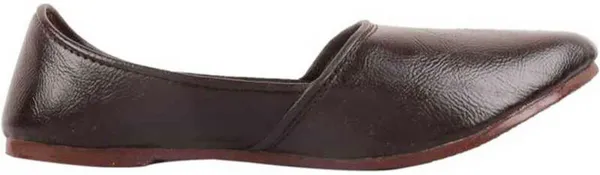 Brown_&_Black_PU_Premium_Jutis_Shoe_For_Men