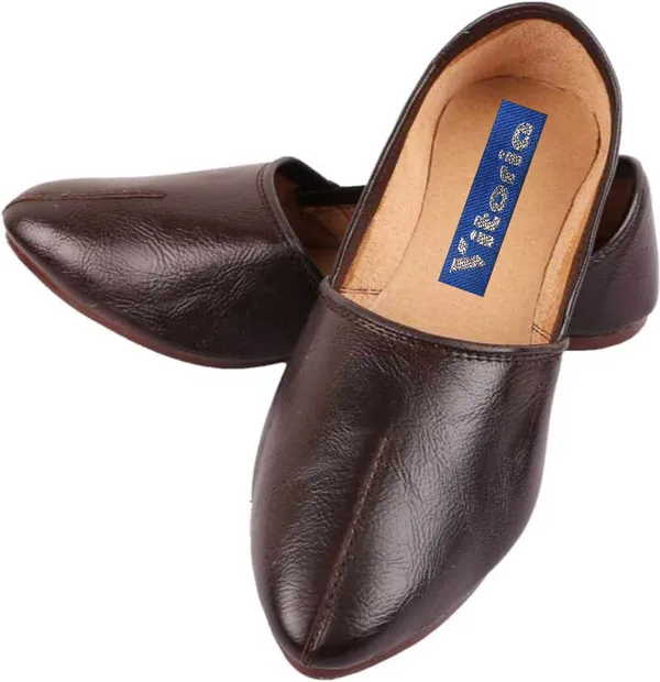 Brown_PU_Premium_Mojaris_Shoe_For_Men