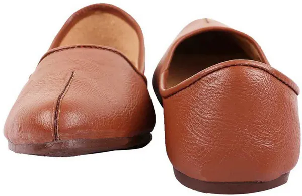 Tan_&_Blue_PU_Premium_Jutis_Shoe_For_Men