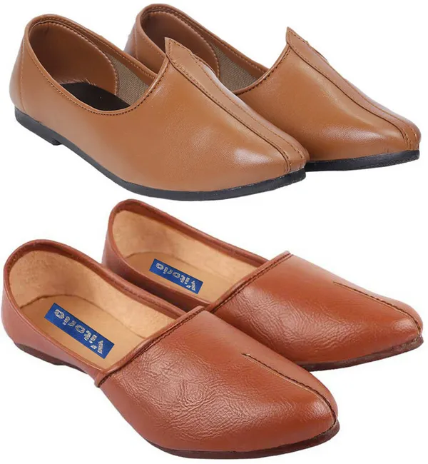 Tan_PU_Premium_Jutis_Shoe_For_Men