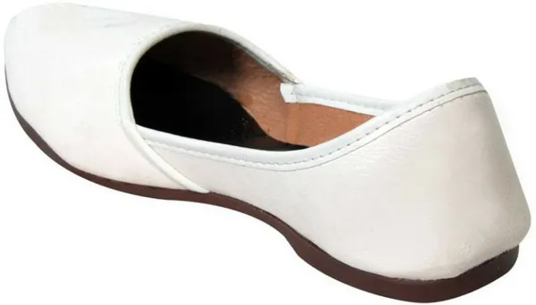 White_PU_Premium_Jutis_Shoe_For_Men