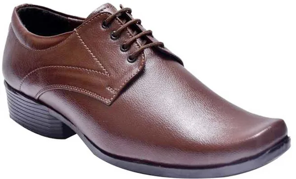 Brown_PU_Premium_Lace_Up_Shoe_For_Men