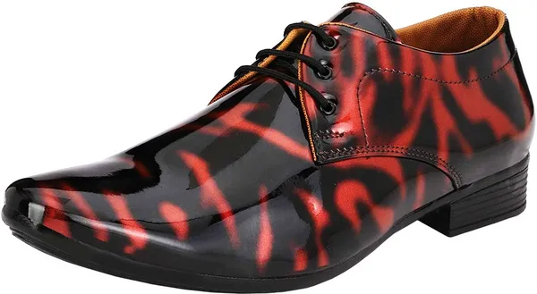 Black_&_Red_PU_Premium_Shoe_For_Men