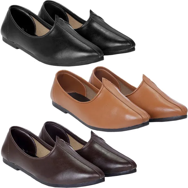 Multicolor_PU_Premium_Jutis_Shoe_Combo_For_Men_&_Boys_(Pack_of_3)