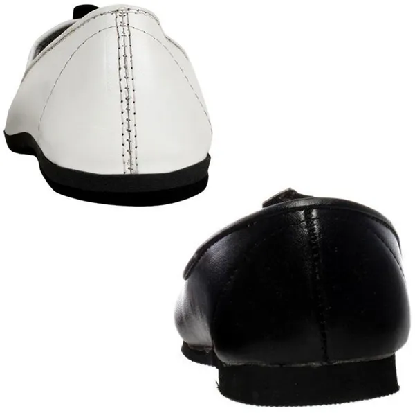 White_&_Black_Synthetic_Leather_Premium_Jutis_Shoe_For_Men