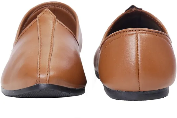 Brown_&_Tan_PU_Premium_Jutis_Shoe_For_Men