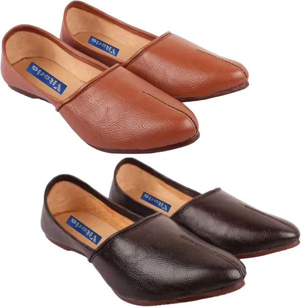 Brown_&_Tan_PU_Premium_Mojaris_Shoe_For_Men