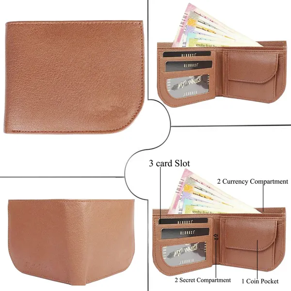 Tan_Premium_PU_Wallet_For_Men_&_Boys