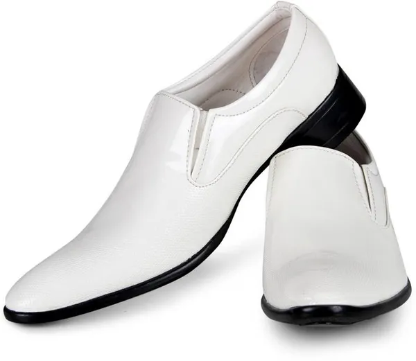 Black_&_White_PU_Premium_Jutis_Shoe_For_Men