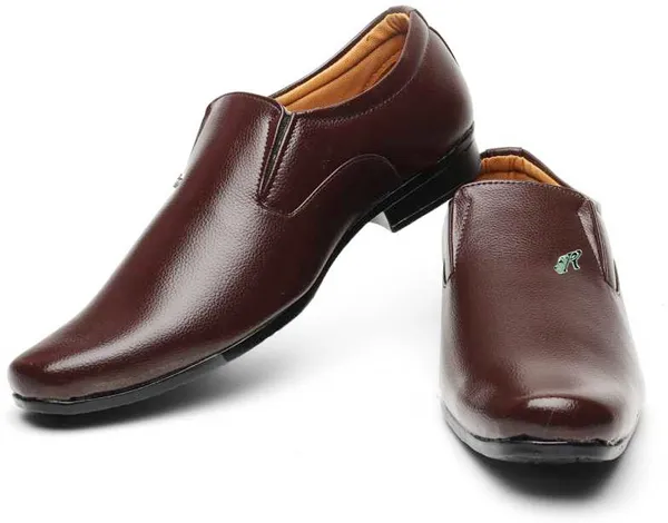 Black_&_Brown_&_White_PU_Premium_Jutis_Shoe_For_Men