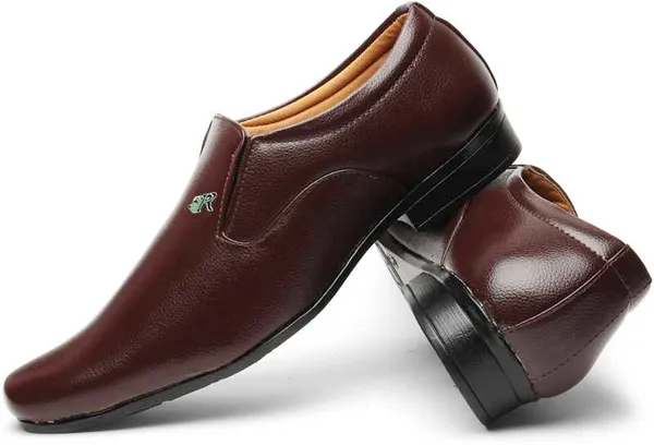 Brown_&_White_PU_Premium_Jutis_Shoe_For_Men